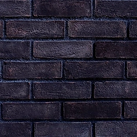 El Yapımı Kaplama Tuğla(HDK/1)-Siyah