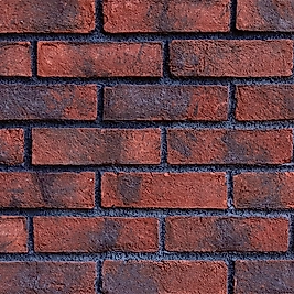 El Yapımı Kaplama Tuğla(HDK/1)-Bordo Mix